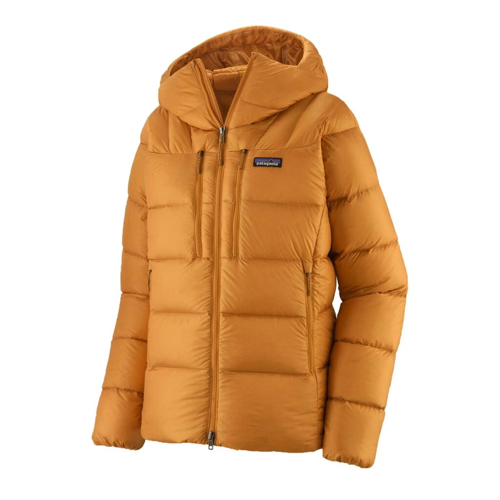 Patagonia w's fitz roy down hoody dried mango