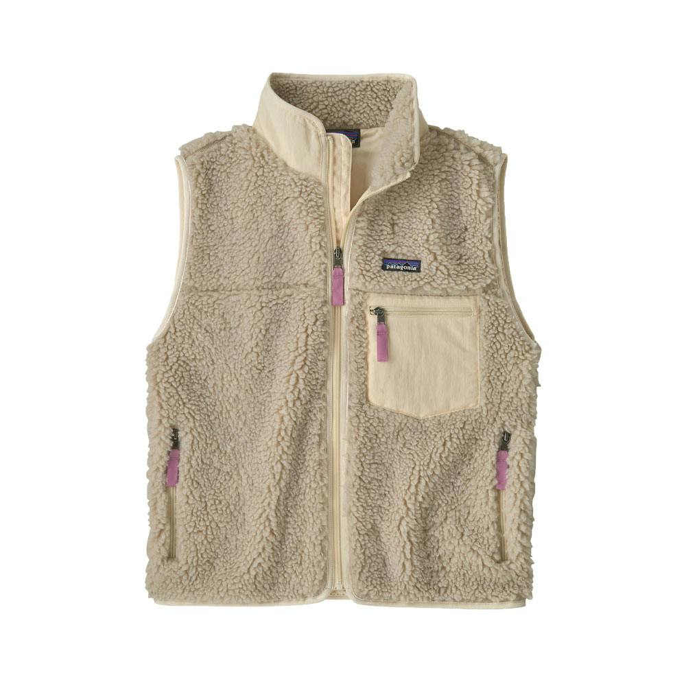 Patagonia w's classic retro-x vest natural w/light violet
