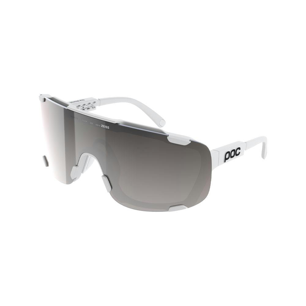 Poc devour mid hydrogen white/sunny silver +clear