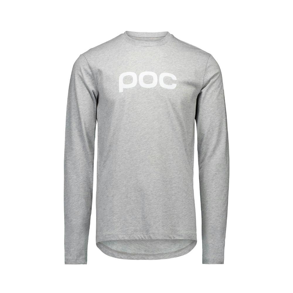 Poc l/s tee grey melange