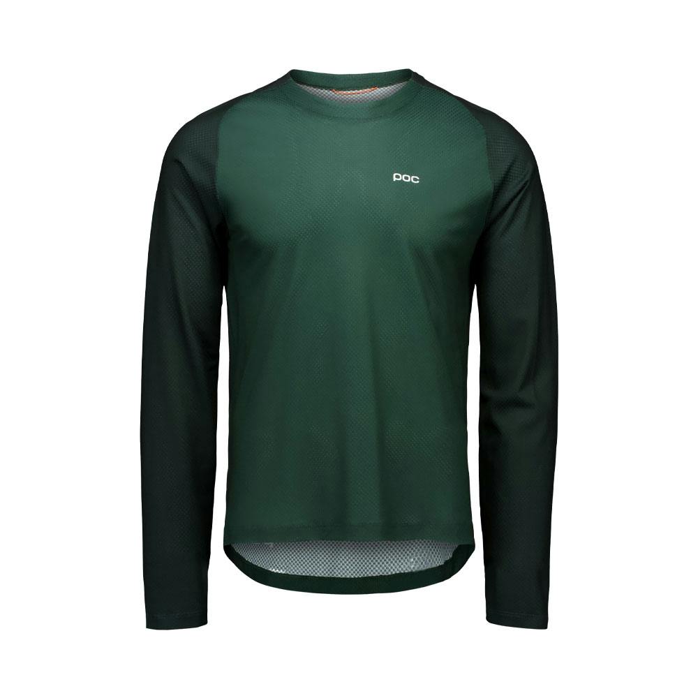 Poc m's motion air l/s jersey pargasite green