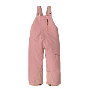 Patagonia baby snow pile bibs fuzzy mauve