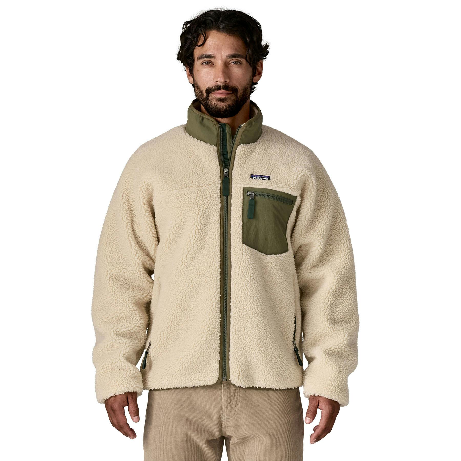 Patagonia m's classic retro-x jacket dark natural w/basin green - Bild 2