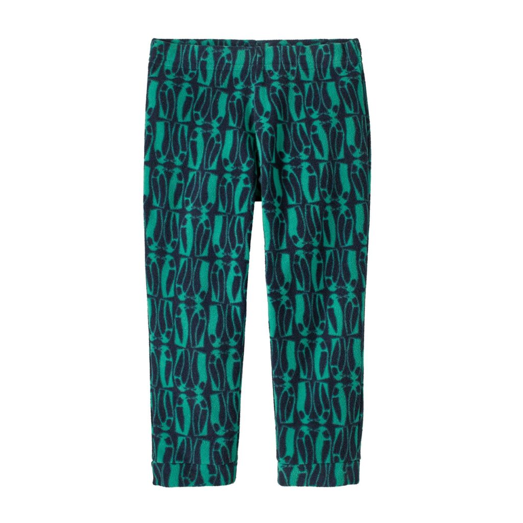 Patagonia baby micro d bottoms geo penguin: solo teal