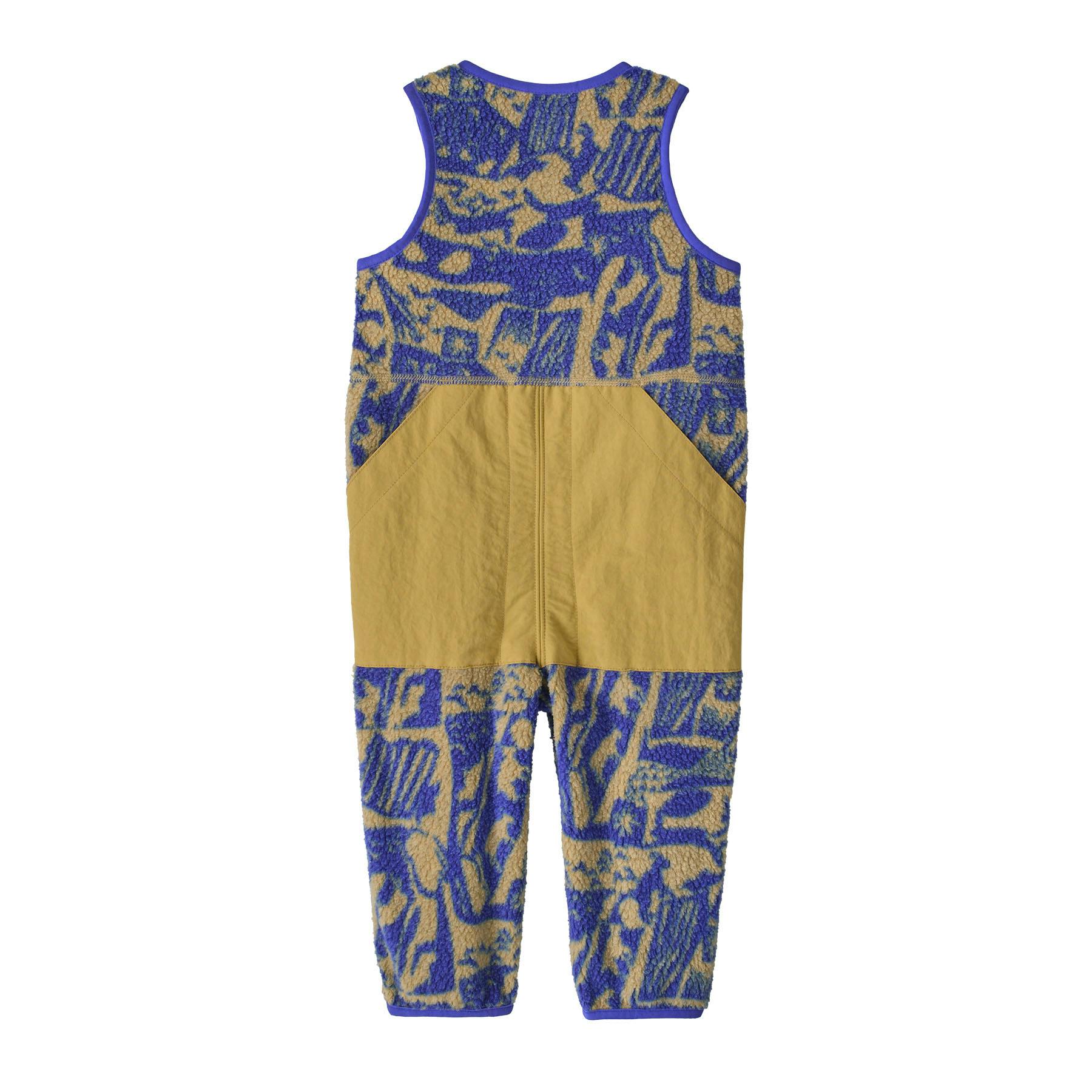 Patagonia baby shearling overalls let's chat: eddy blue - Bild 2