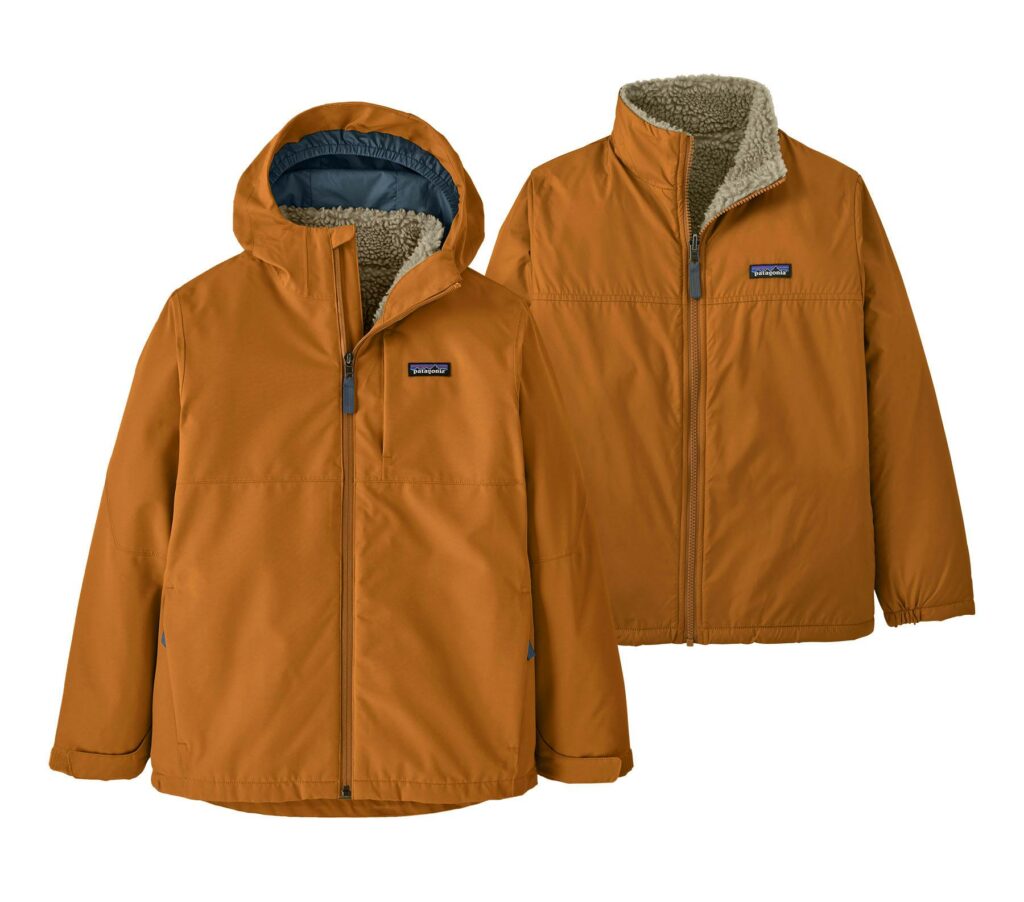 Patagonia k's 4-in-1 everyday jkt cinnamon brown