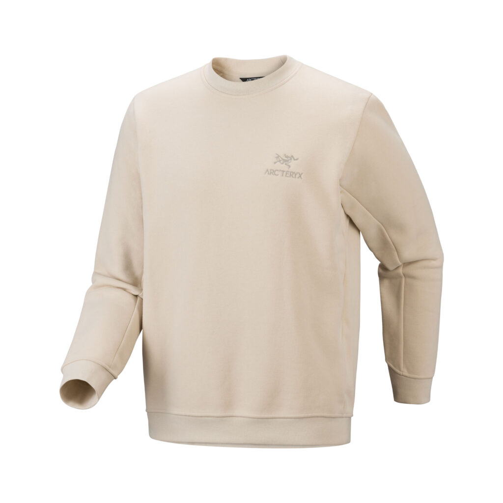 Arc'teryx emblem fleece crew m sea salt