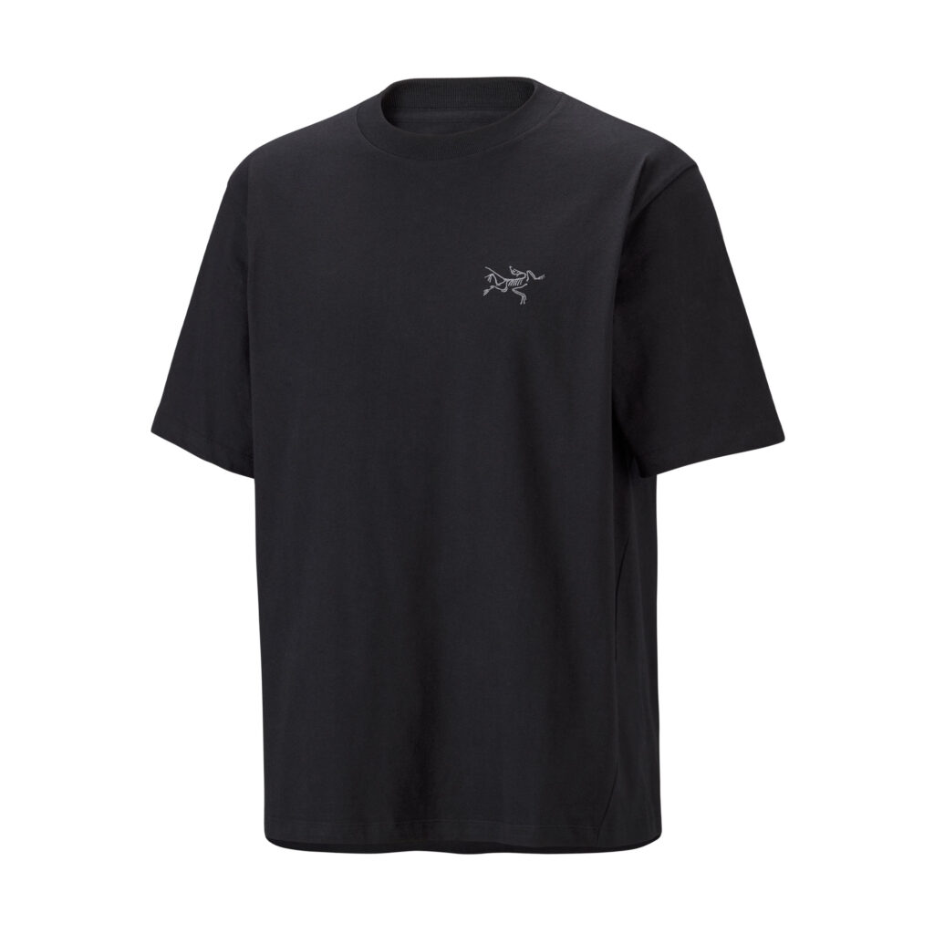 Arc'teryx kragg cotton emblem crew ss m black