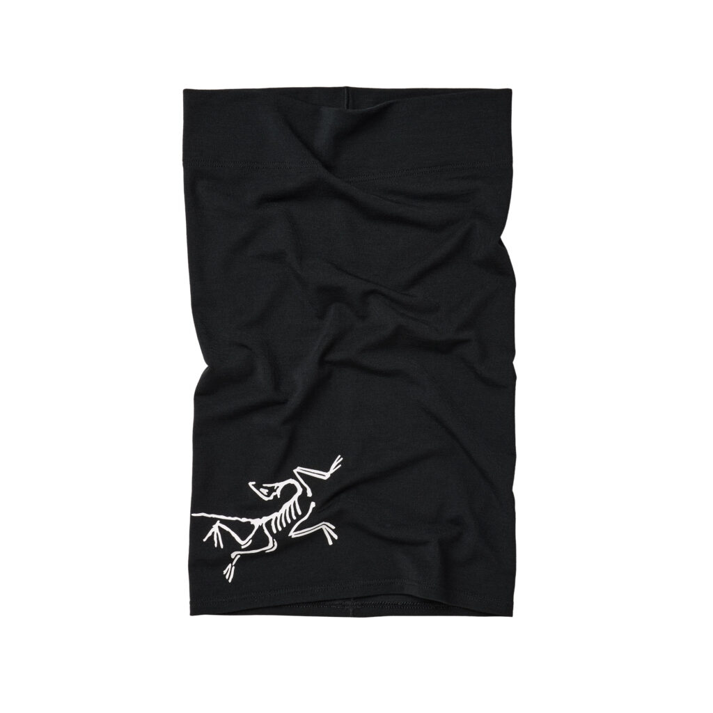 Arc'teryx satoro merino neck gaiter black/arctic silk