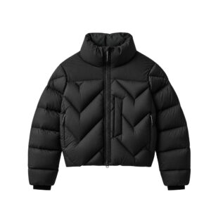 Black crows w plumis big down jacket black