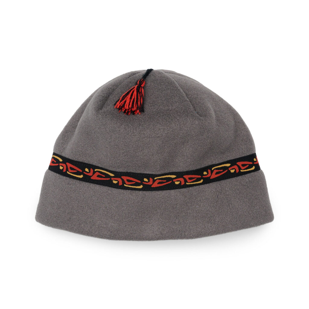 Black diamond nordic fleece tassel beanie steel grey