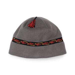 Black diamond nordic fleece tassel beanie steel grey