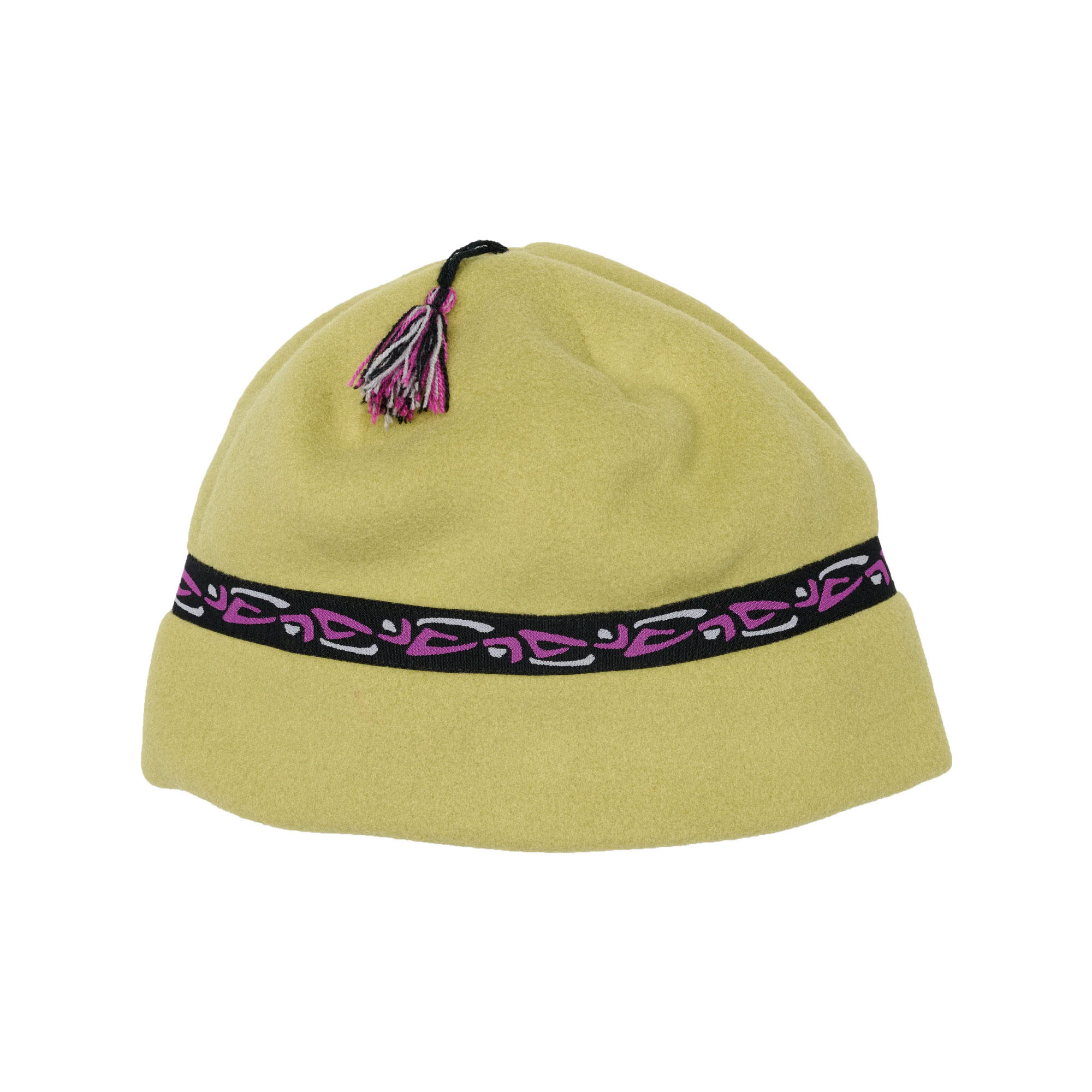 Black diamond nordic fleece tassel beanie sulphur