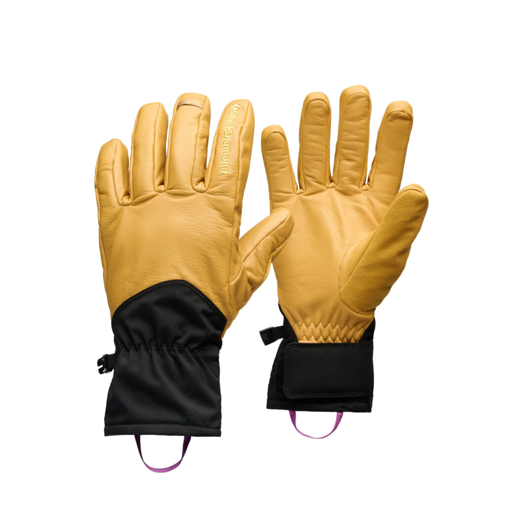 Black diamond tour gloves beeswax-black