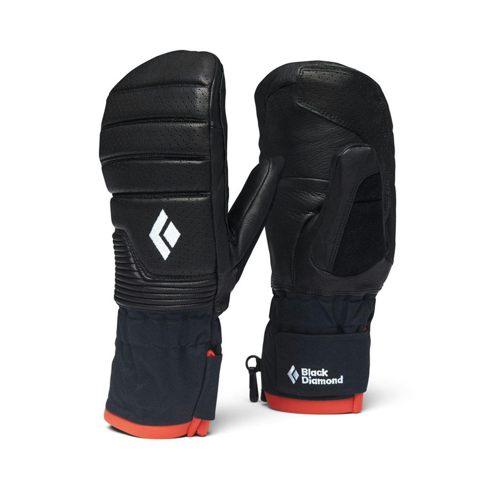 Black diamond w progression mitts black-black
