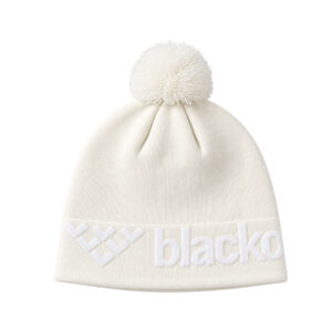 Black crows nooa pom beanie off white