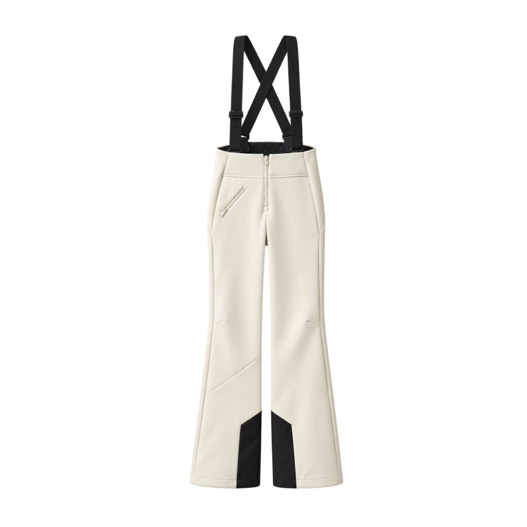 Black crows w stratus softshell bib off white
