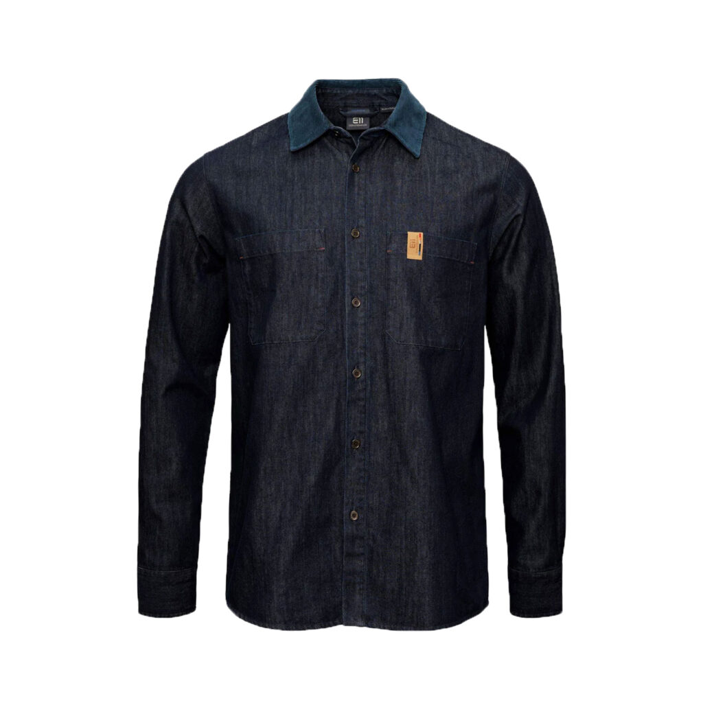 Elevenate men's verbier shirt raw denim