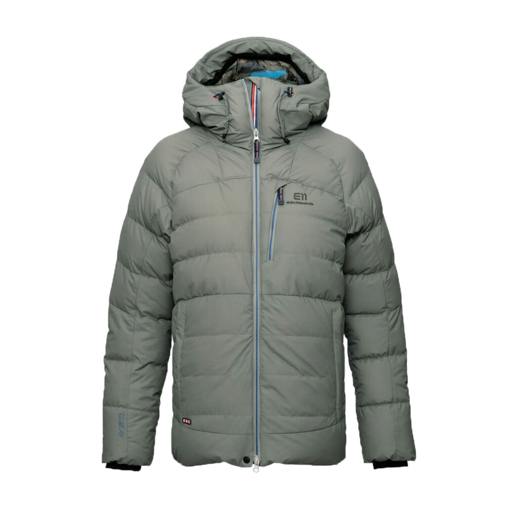 Elevenate women's combin down jacket gray green