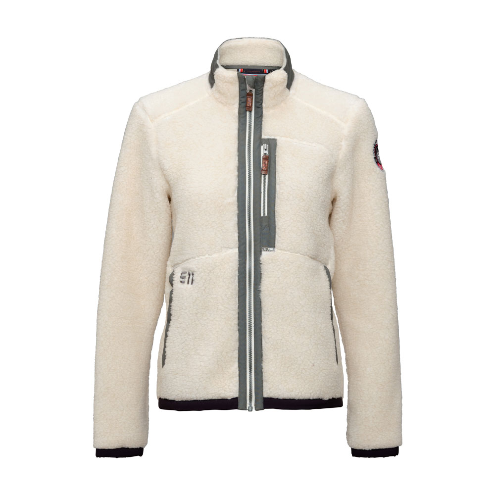 Elevenate women's glacier pile jacket ecru