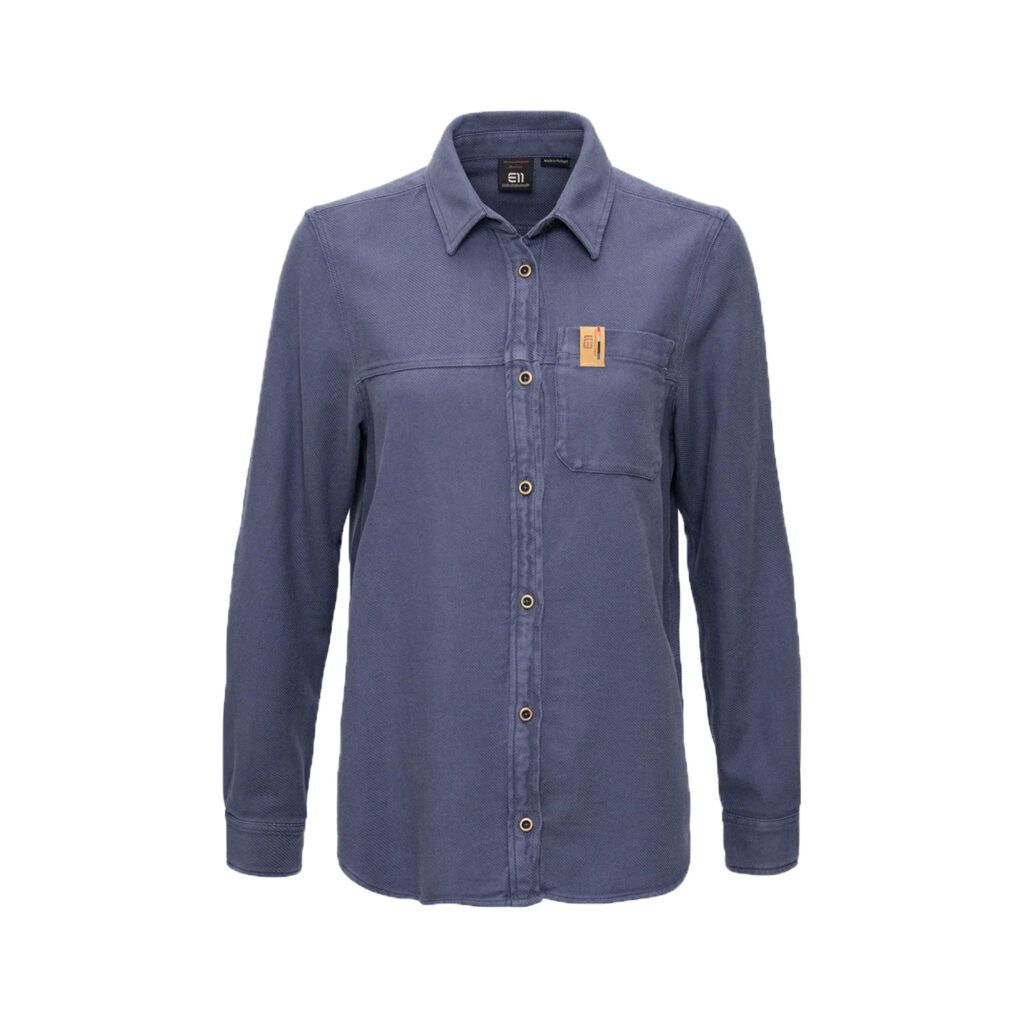 Elevenate women's hokkaido shirt nippon blue