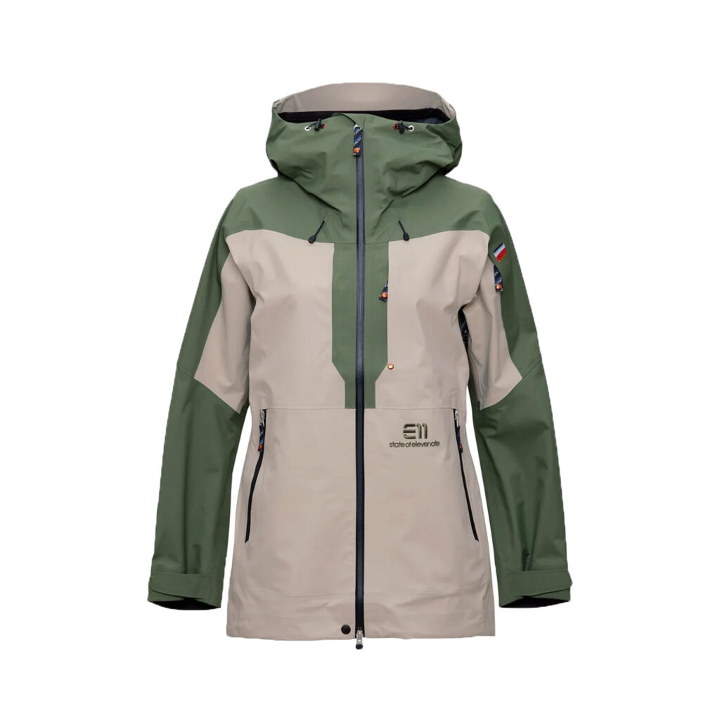 Elevenate women´s pure 100 jacket bronze green