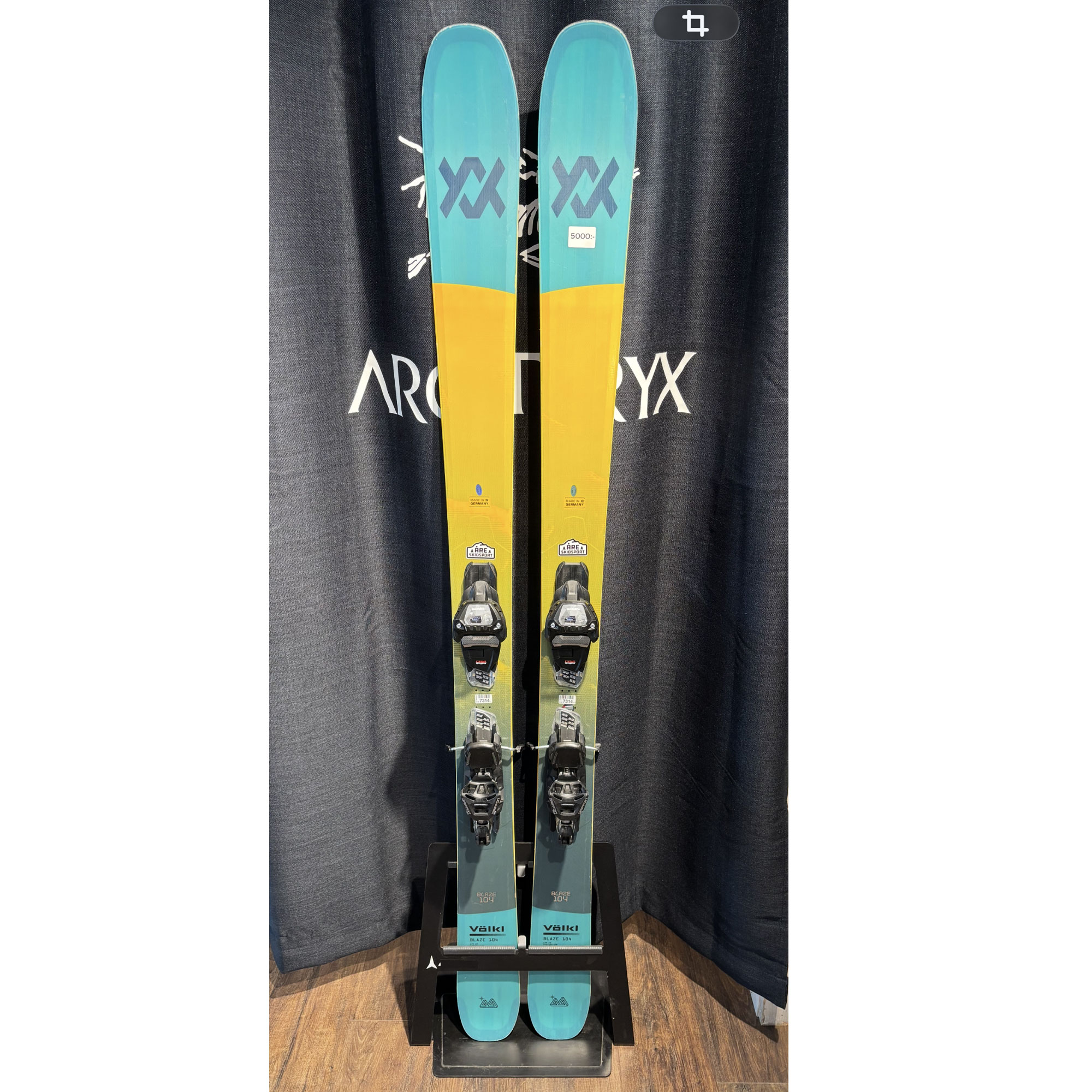 Begagnat - Völkl Blaze 104, 184, Marker Griffon 13 TCX